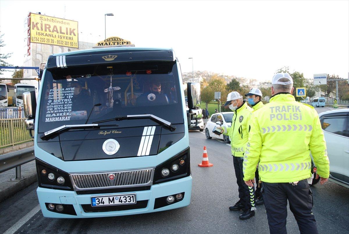 Maltepe minibüs denetim