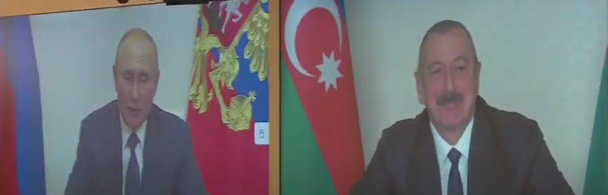Aliyev ile Putin, Dağlık Karabağ anlaşmasını imzaladı