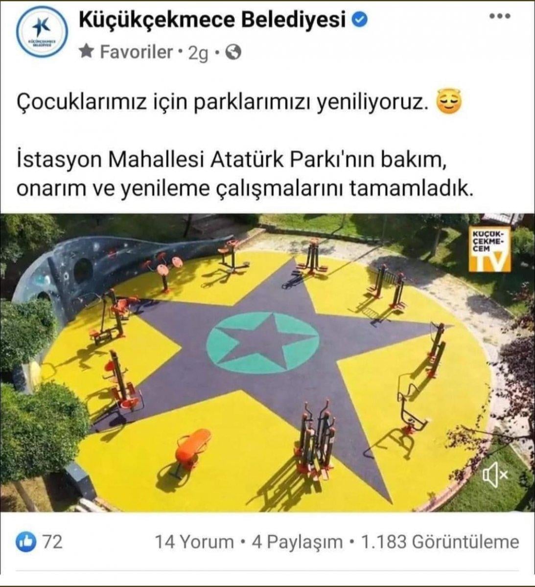 Şirin Payzın, CHP'li başkana PKK paçavralı parkı soramadı