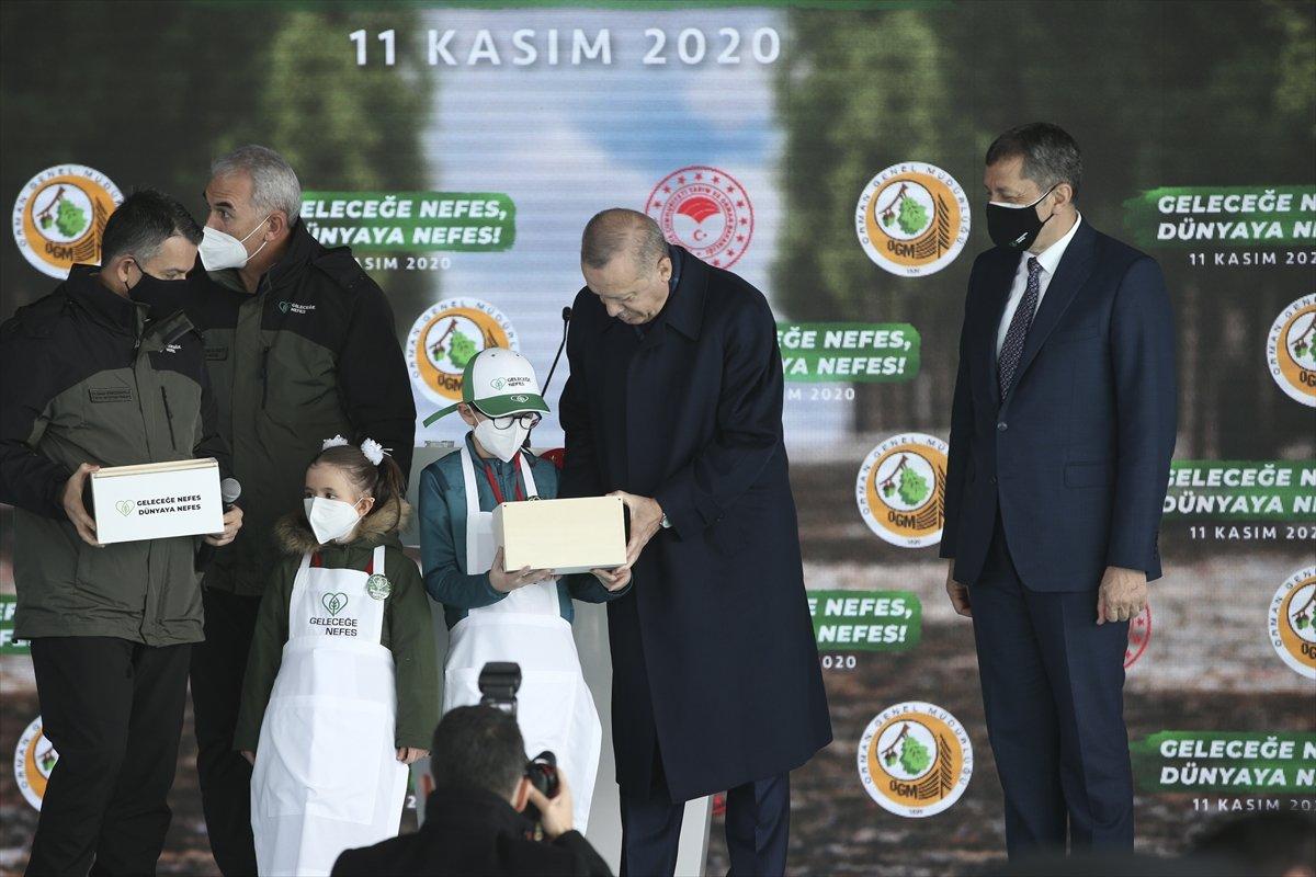 Cumhurbaşkanı Erdoğan: Gezi'de çevre için sokakları yakanlar, fidan seferberliğimizi kötüledi
