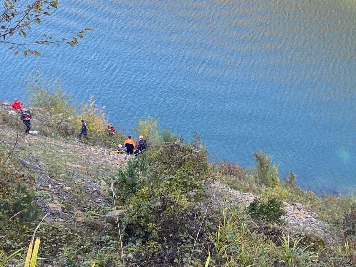 Bartın’da otomobil baraj gölüne uçtu: 2 ölü