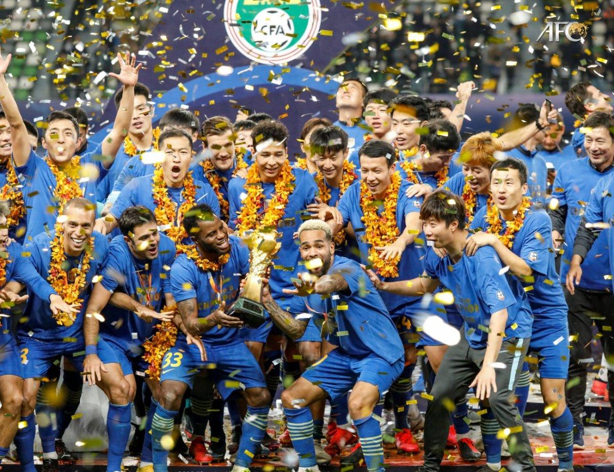 Çin'de Süper Lig final maçı tıklım tıklım tribünler önünde oynandı