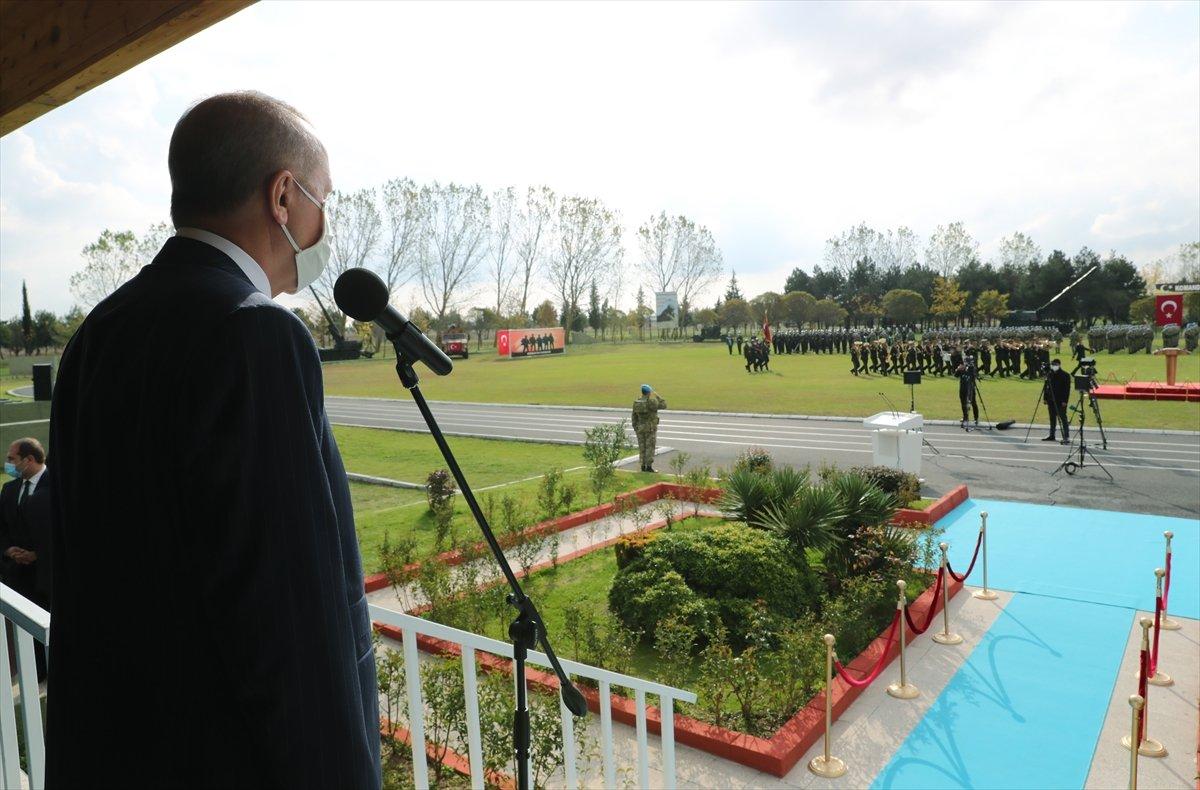 Cumhurbaşkanı Erdoğan sancak töreninde