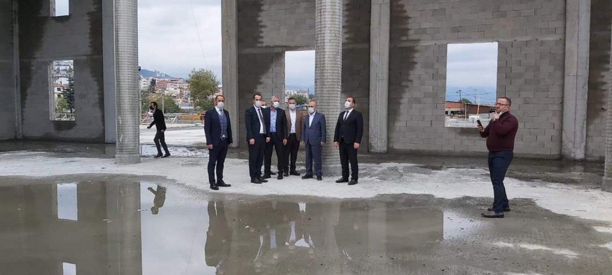 Erdoğan Bayraktar'ın yaptırdığı camide sona doğru