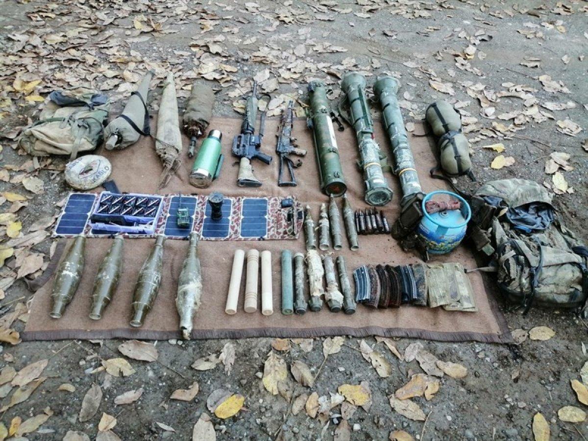 Hakkari’de terör örgütüne ait mühimmat ve yaşam malzemeleri ele geçirildi