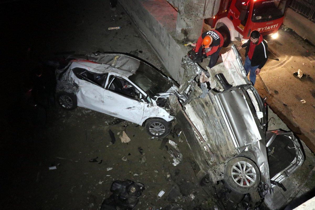 Bolu'da kaza ihbarına giden itfaiyeci, kuzenini kurtardı