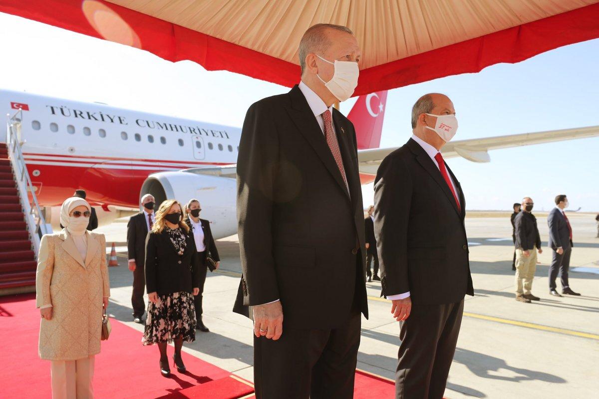 Cumhurbaşkanı Erdoğan, KKTC'de