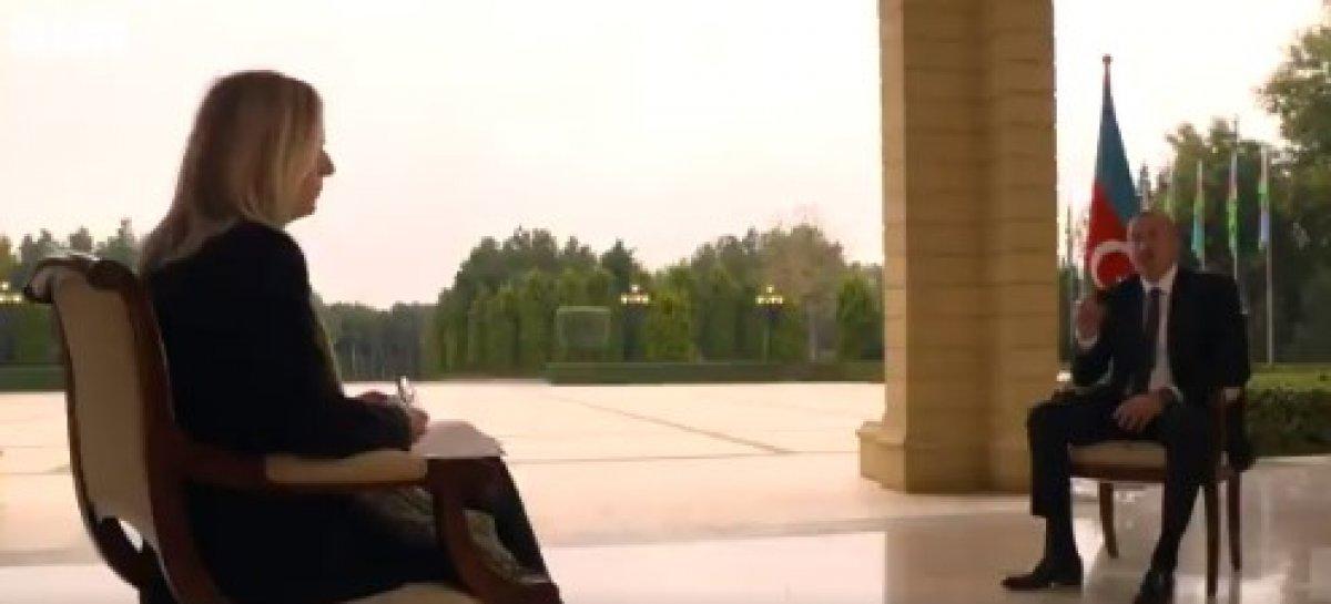 İlham Aliyev'den BBC muhabirine ayar: Siz sadece suçlamayı ve saldırmayı seversiniz