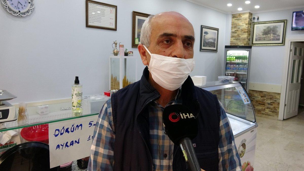 Pendik'te dükkanına giren hırsızı, sopayla kovaladı