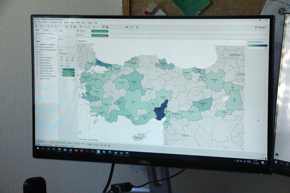 Salgında tıbbi atık kirliliğinin haritası: En çok Adana'dan bildirim gitti