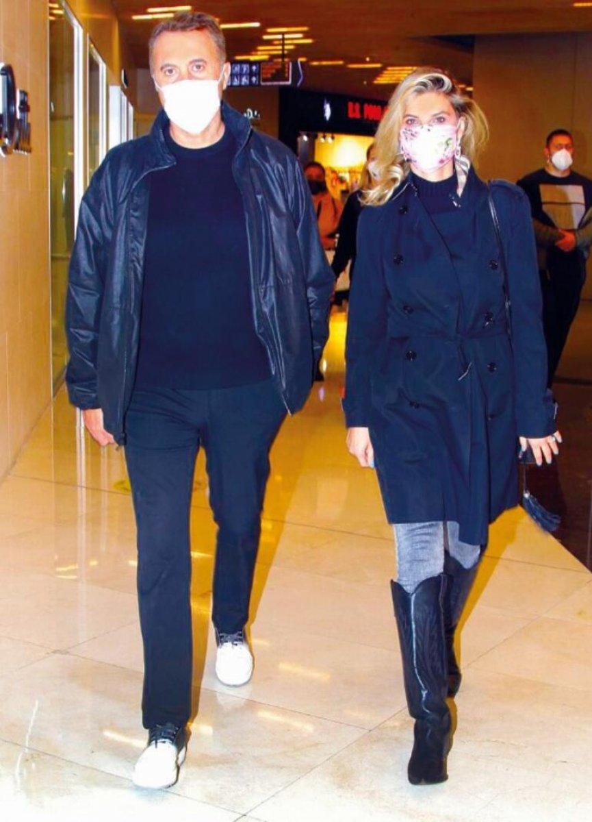 Fikret Orman ve sevgilisi Tuğba Coşkun alışverişte