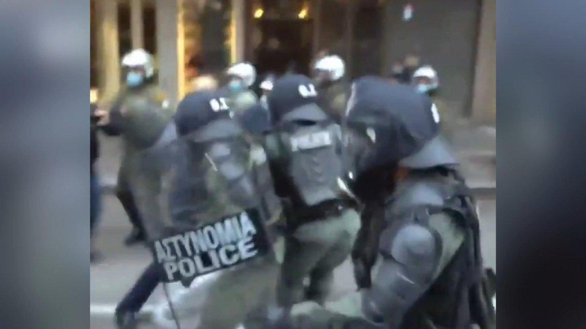 Yunanistan'da 17 Kasım protestolarında arbede