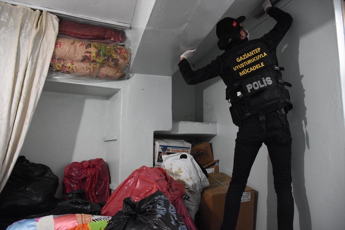 Gaziantep'te helikopter destekli torbacı operasyonu