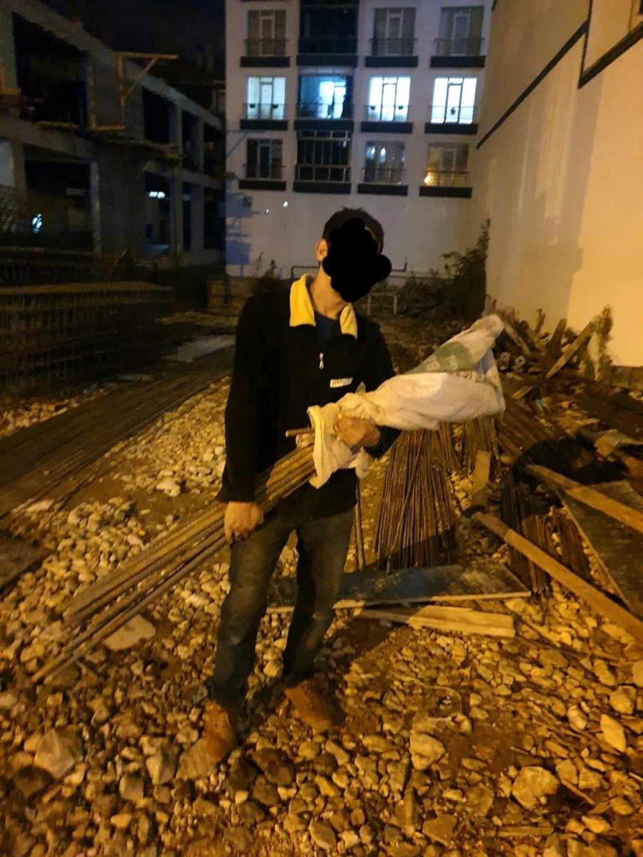 Bolu'da müteahhit, fotoğrafını çektiği hırsızı polise teslim etti