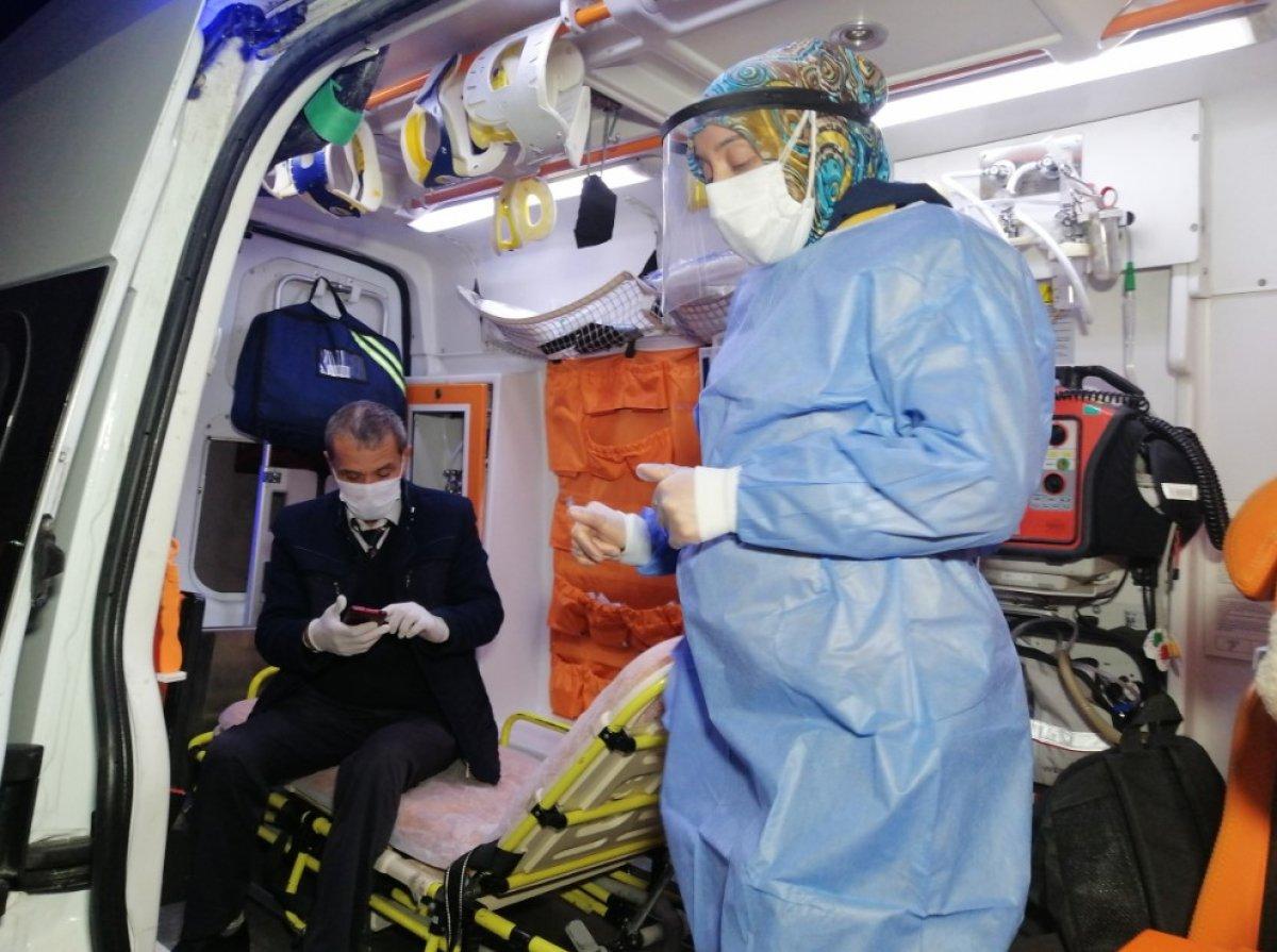 Aksaray'da karantinada olması gereken şoför seferde yakalandı