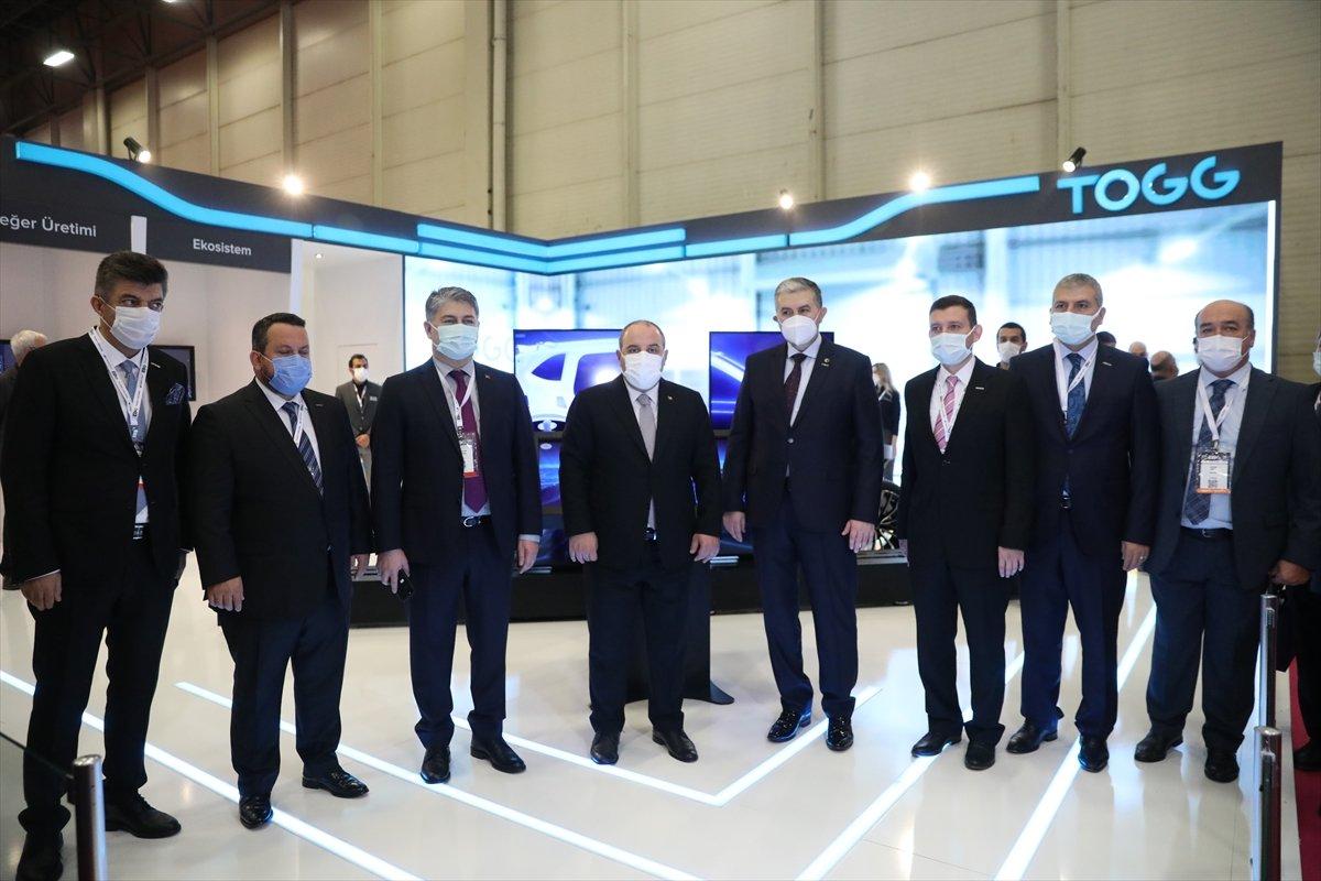 Bakan Mustafa Varank fuar açılışında bir konuşma ypatı