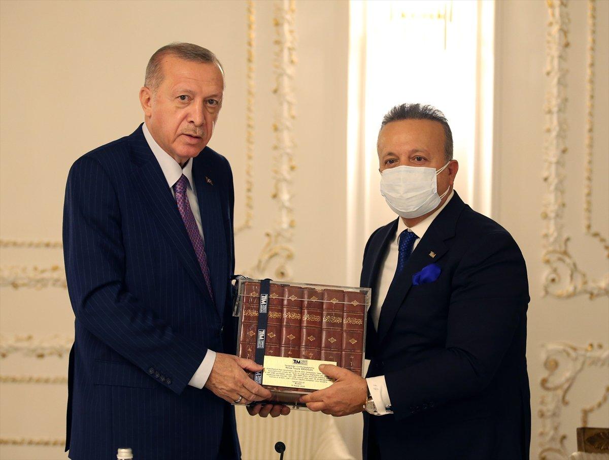 Cumhurbaşkanı Erdoğan, TİM heyetini kabul etti