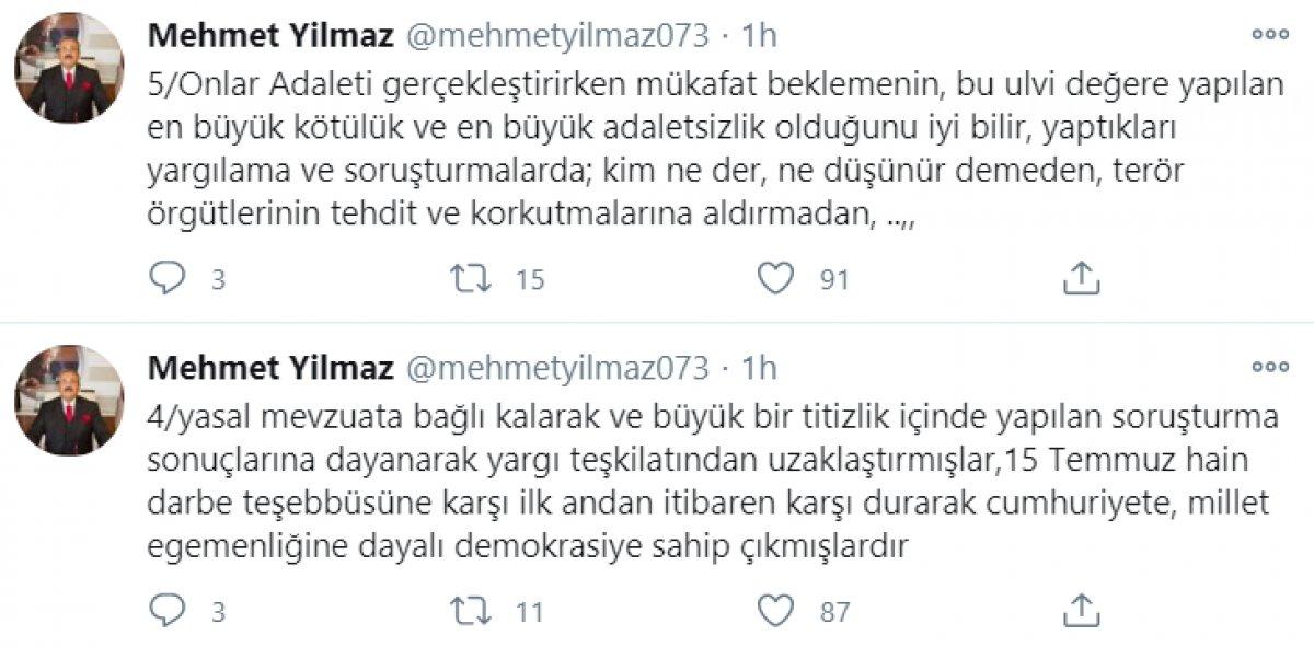 HSK Başkan Vekili Mehmet Yılmaz: Türk hakim ve savcılarına güvenim tam