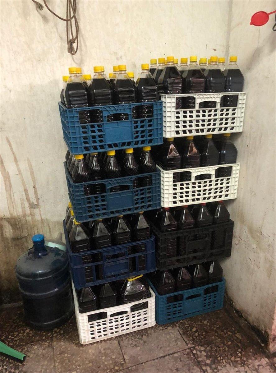 Tekirdağ'da sirke fabrikasında 90.5 ton kaçak içki ele geçirildi