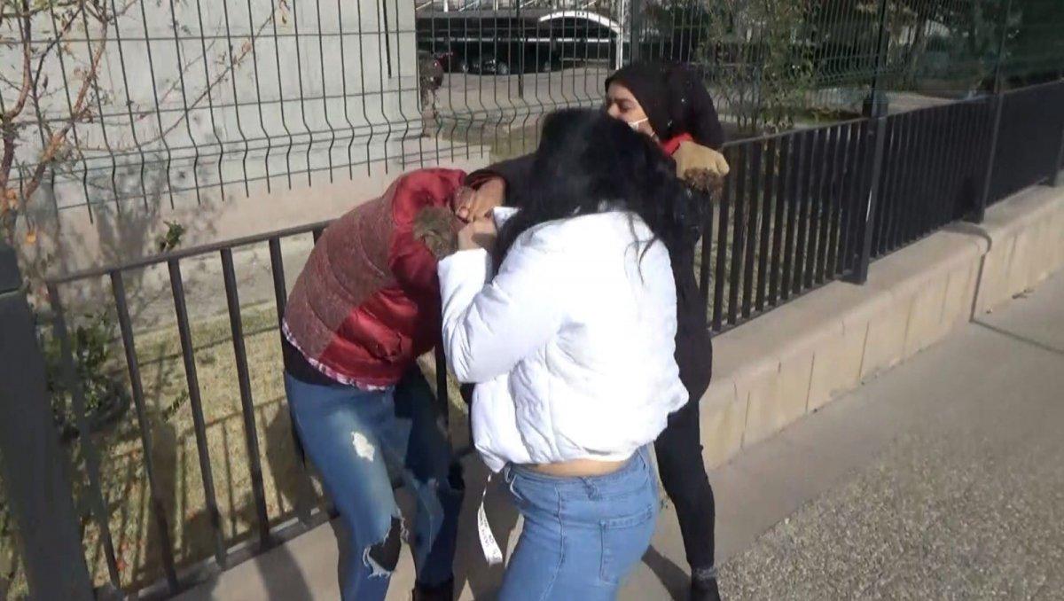 kadın muhabire saldırı