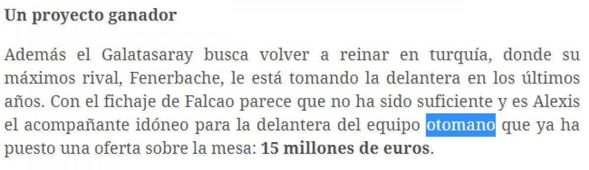 İspanyol basını: Alexis Sanchez Galatasaray'a gidebilir
