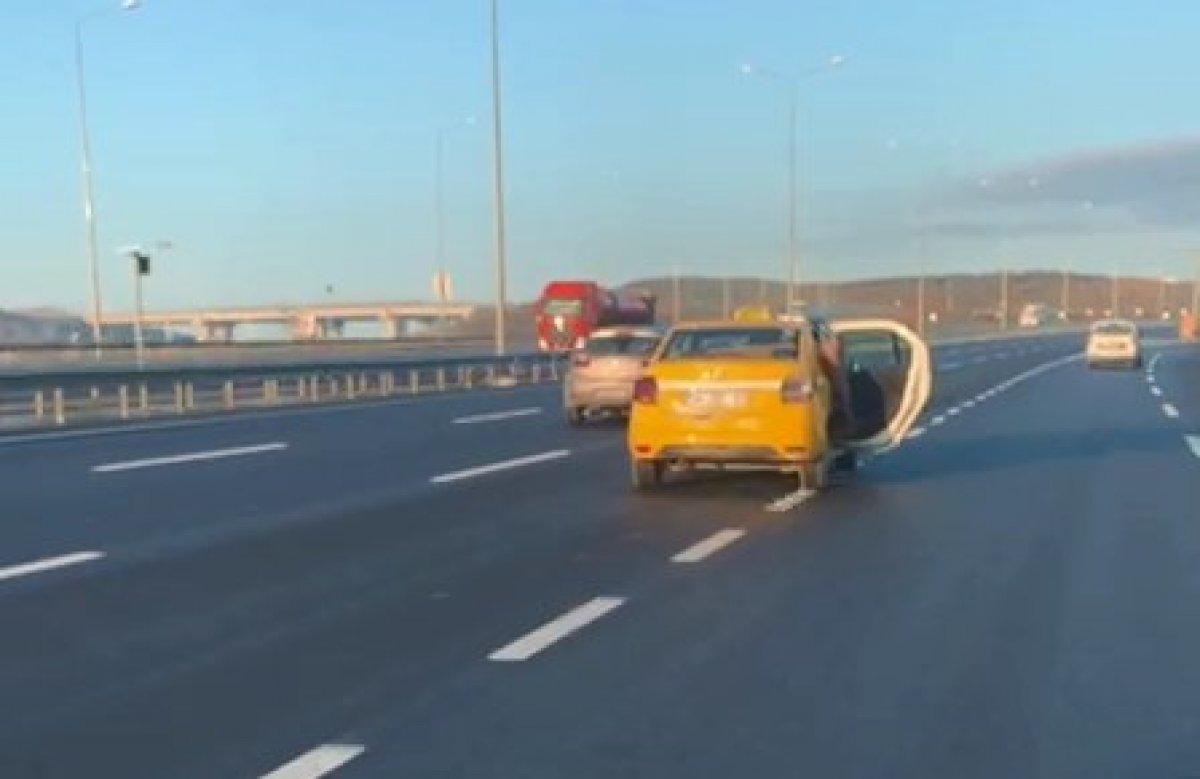 İstanbul trafiğinde tehlikeli manzaralar kamerada