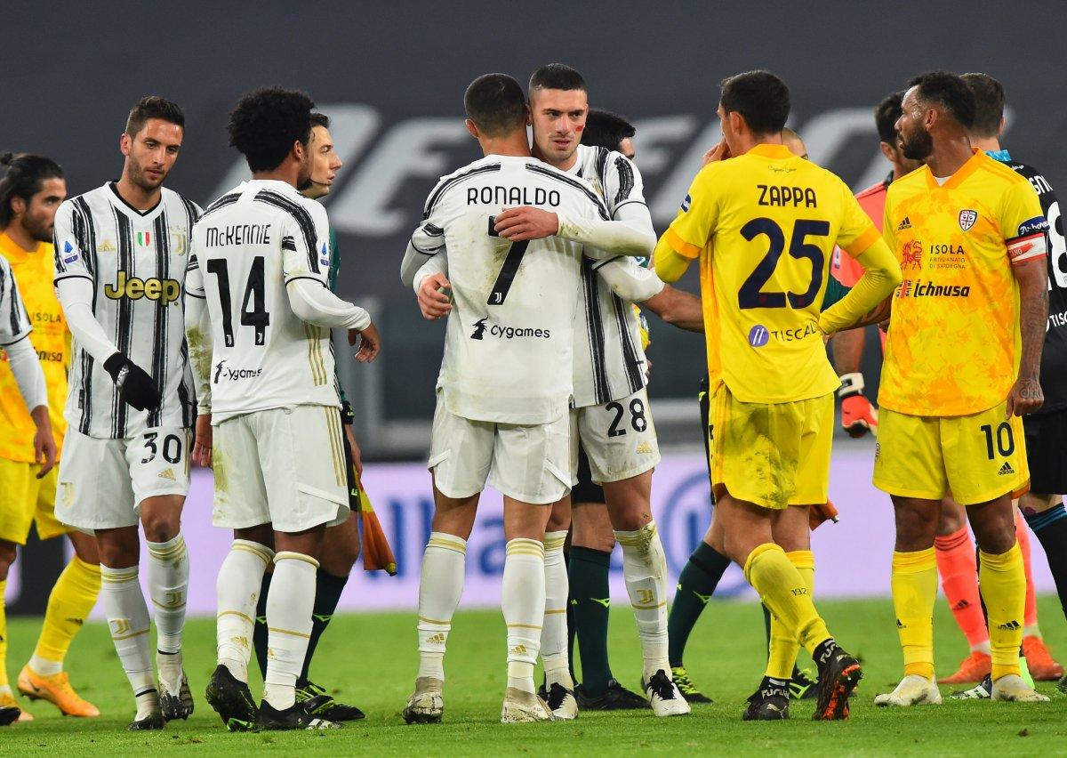 Merih Demiral Cagliari maçında göz doldurdu