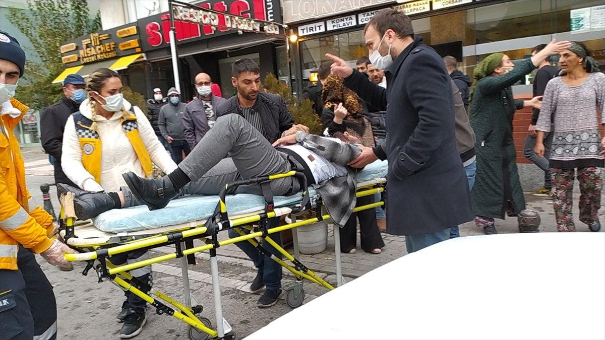 Konya'da servis isteyen müşterilerle garson arasında kavga