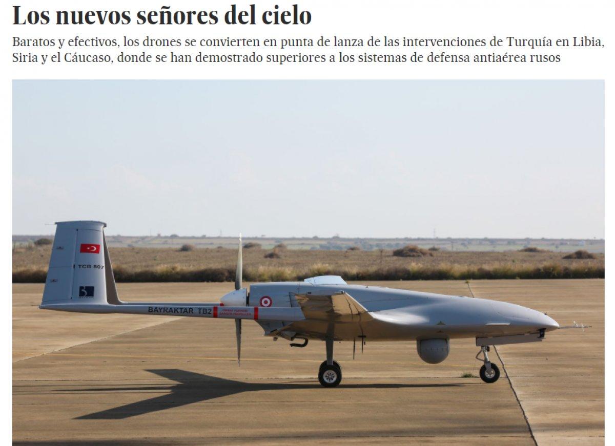 İspanyol basınından Türk SİHA'lara övgü