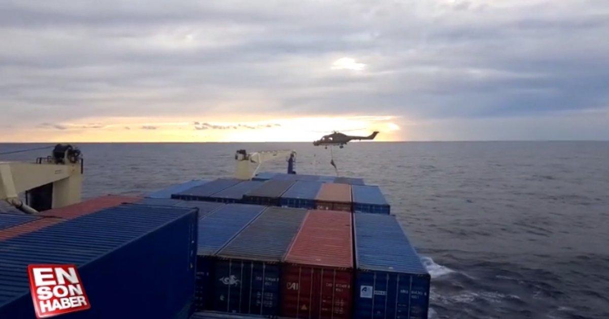 Doğu Akdeniz'de Türk gemisine hukuk dışı arama yapıldı