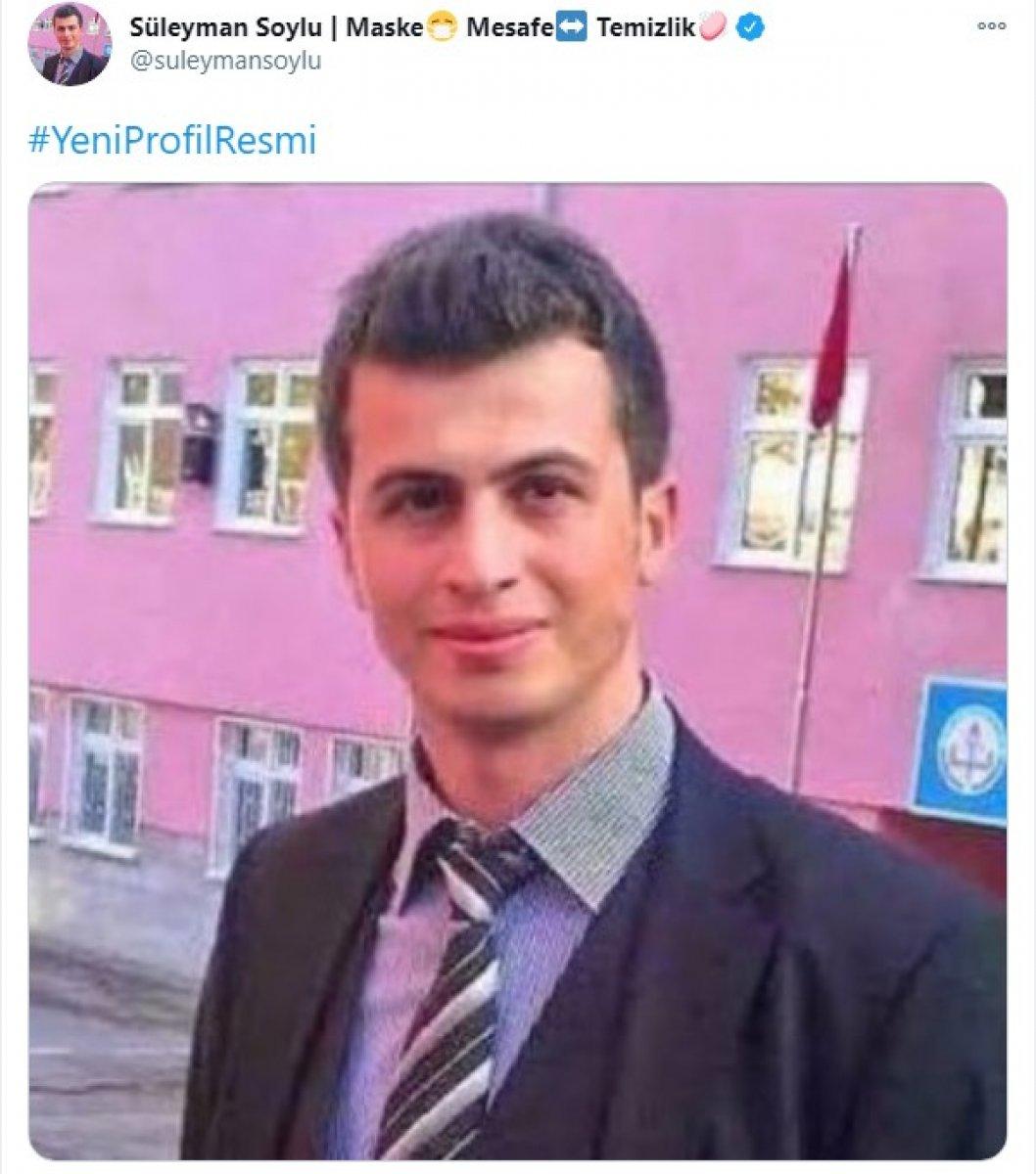 Süleyman Soylu, şehit öğretmen Necmettin Yılmaz'ı unutmadı