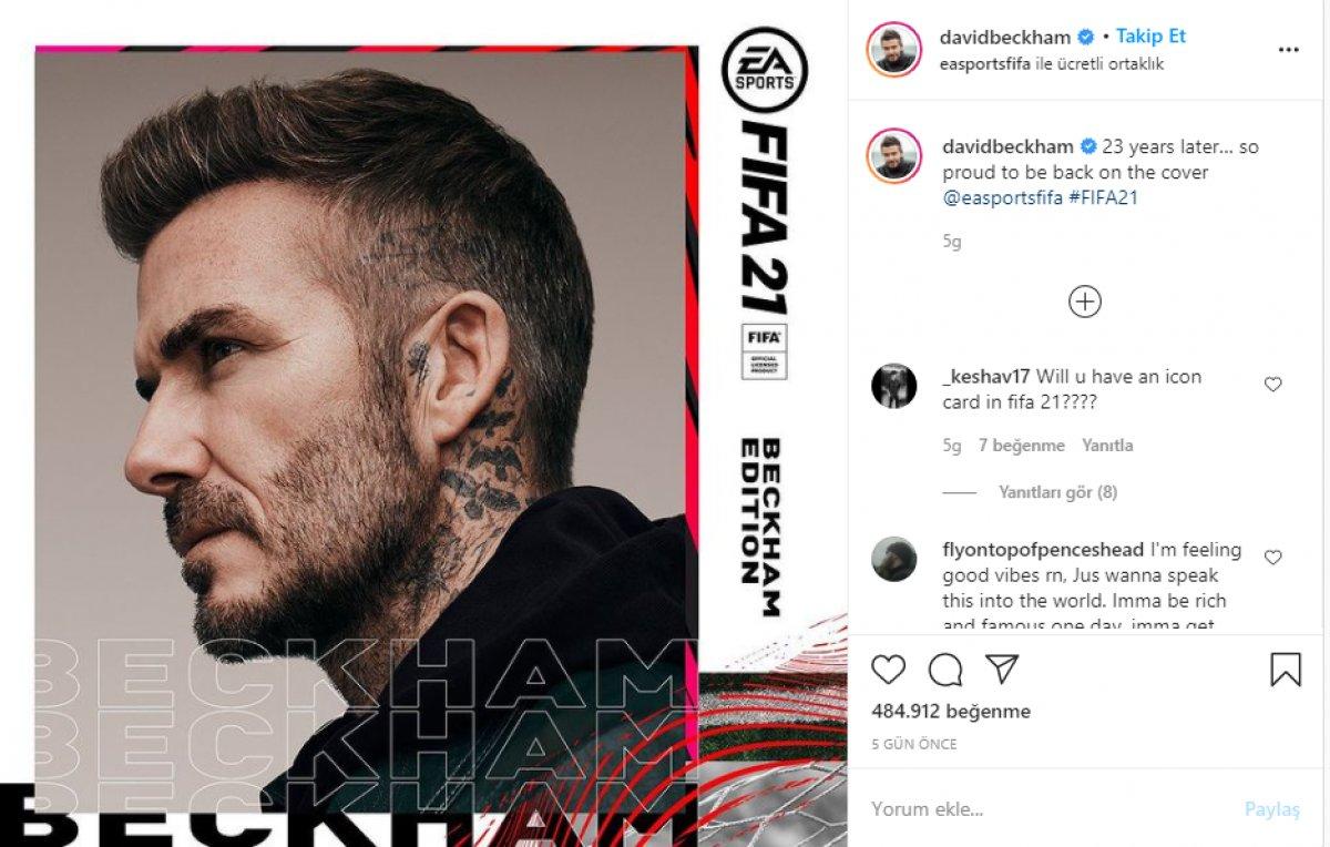 David Beckham FIFA 21'den 40 milyon sterlin kazanacak