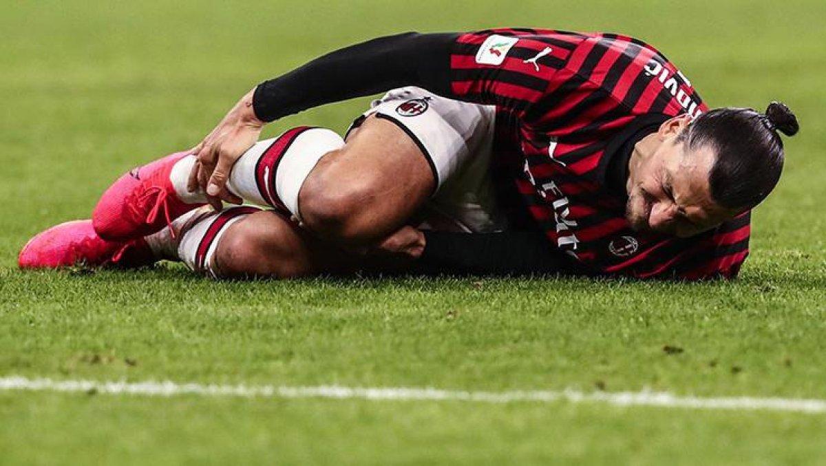 Zlatan Ibrahimovic en az 3 hafta yok