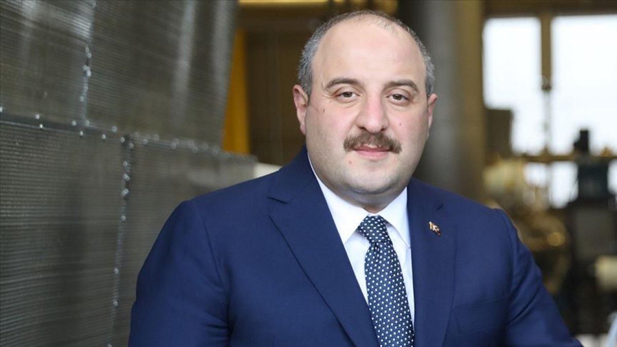 Bakan Mustafa Varank rüzgar türbini ekipman üretimindeki başarıları dile getirdi