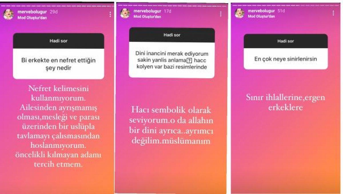 Merve Boluğur: Haç kolyesi takmayı seviyorum