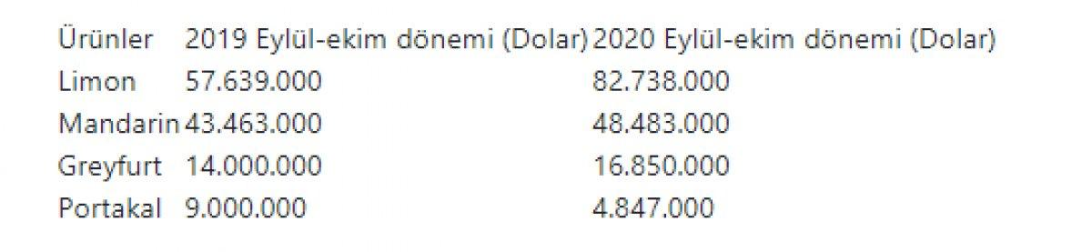 Turunçgil ihracatı sezona hızlı başladı