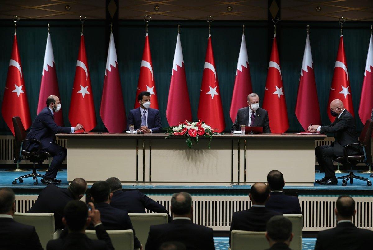 Türkiye ile Katar arasında 10 yeni anlaşma imzalandı