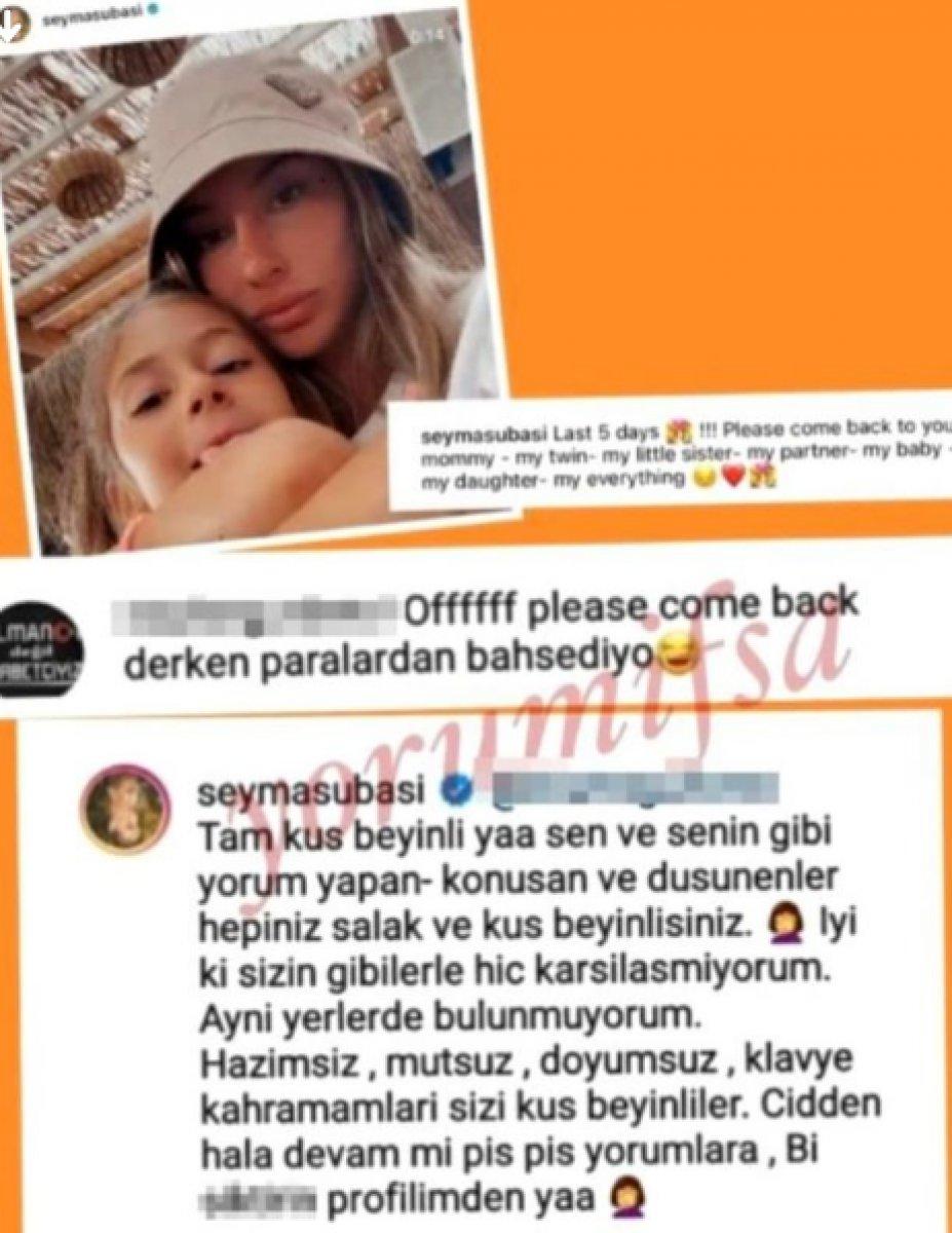 Şeyma Subaşı, ağzını bozdu