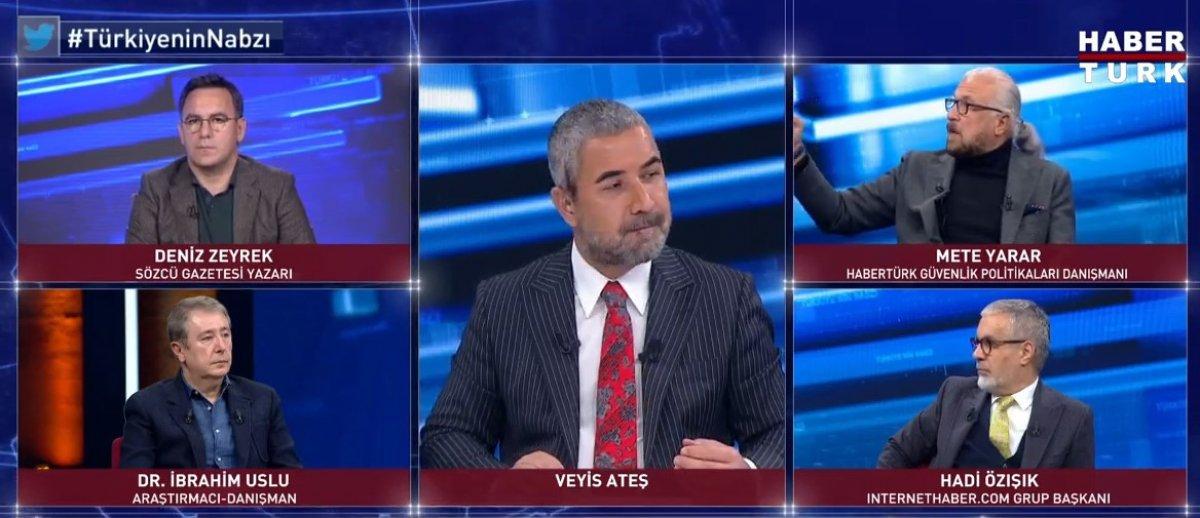 Habertürk'te Mete Yarar ile Deniz Zeyrek arasında fare tartışması