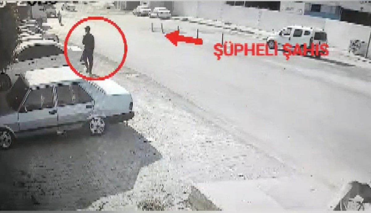 Gaziantep'te hırsızı, güvenlik kamerası ele verdi