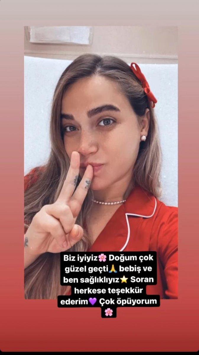 Ceyda Ateş anne oldu