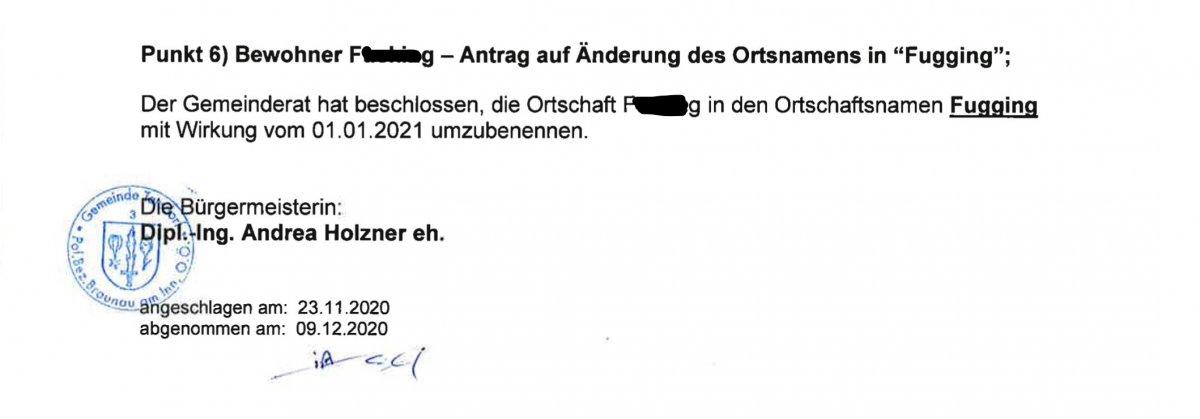 Avusturya’da İngilizce küfür içeren köyün adı değiştirildi