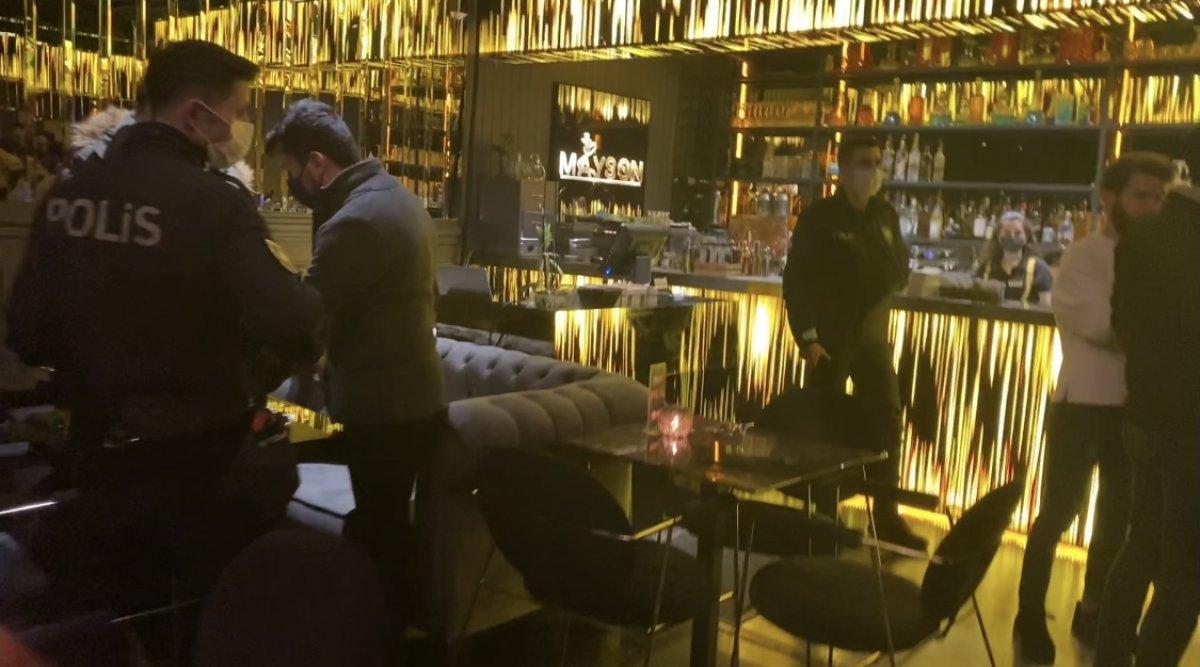 Şişli'de otel kafesinde nargile içen müşterilere para cezası