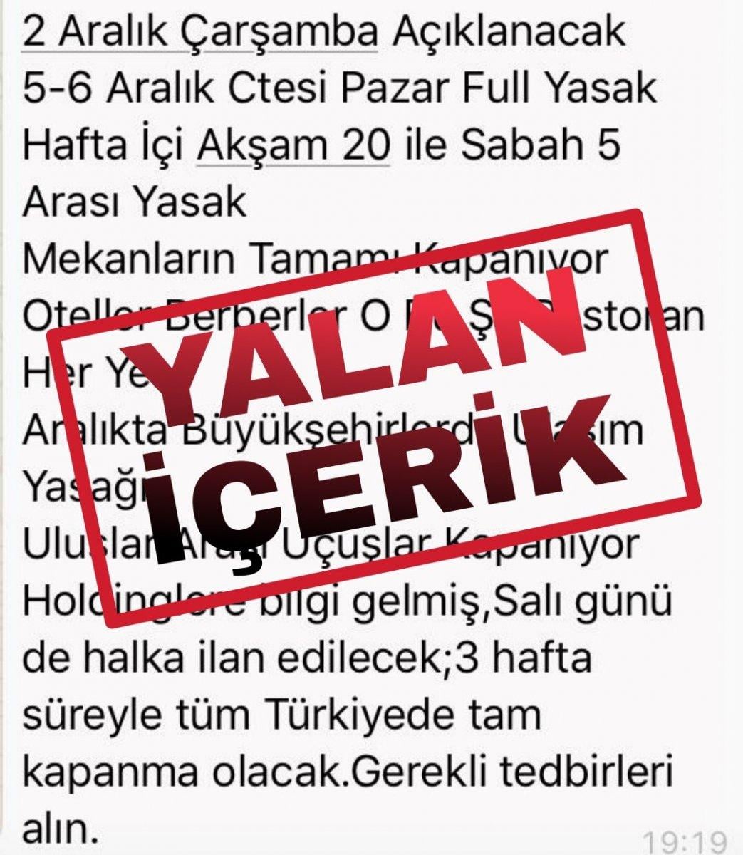 Emniyetten sokağa çıkma yasağı ile ilgili 'sahte genelge' uyarısı