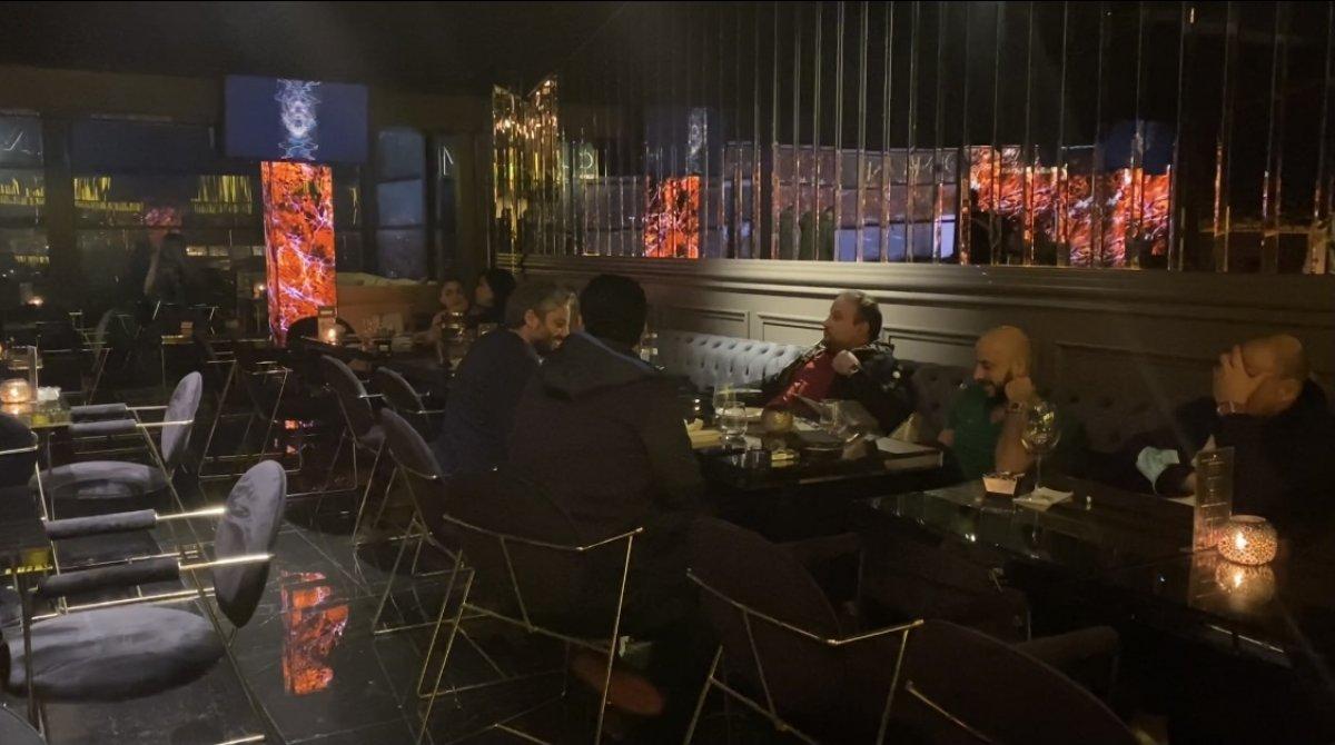 Şişli'de otel kafesinde nargile içen müşterilere para cezası