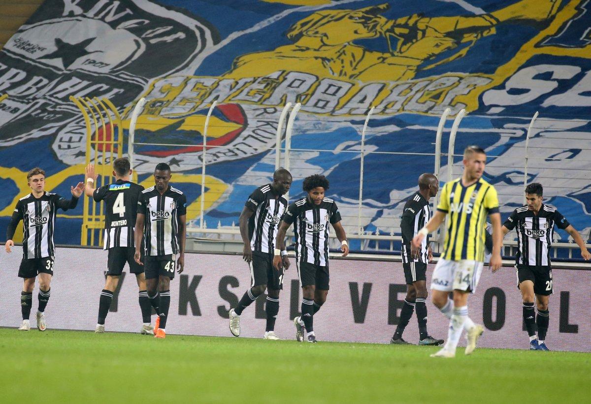 10 kişi kalan Beşiktaş, Fenerbahçe'yi yendi