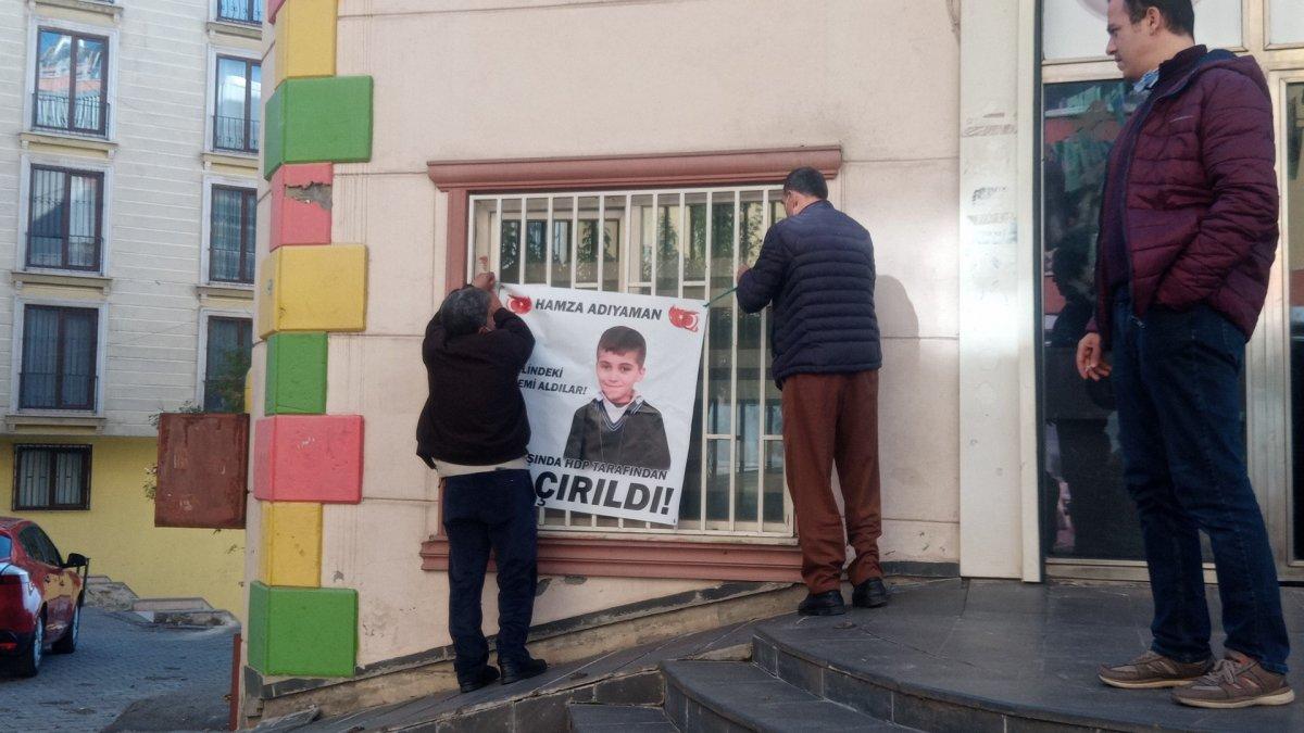 Evlat nöbeti tutan ailelerle HDP'liler arasında gerginlik