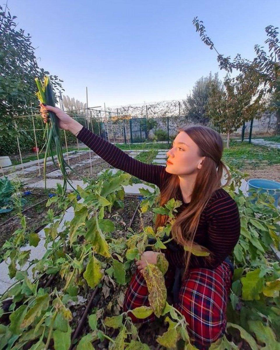 Gizem Karaca, organik tarıma başladı