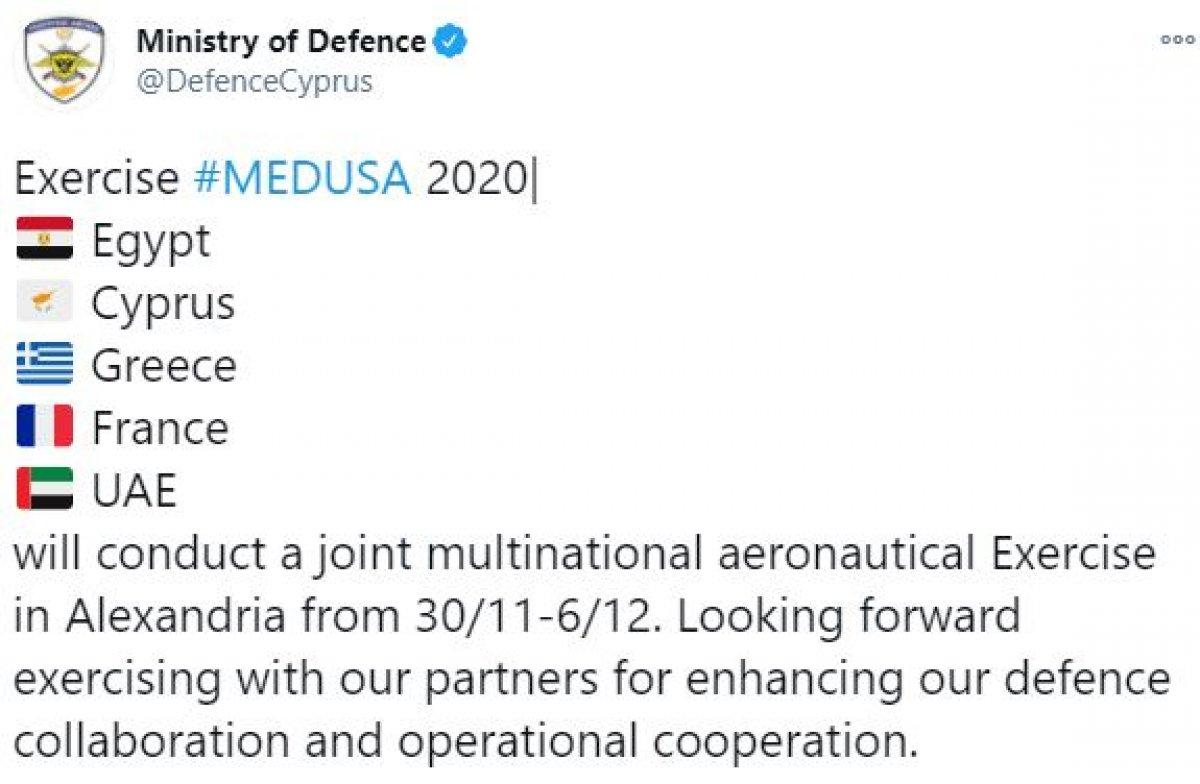 5 ülkeden Akdeniz'de ortak askeri tatbikat