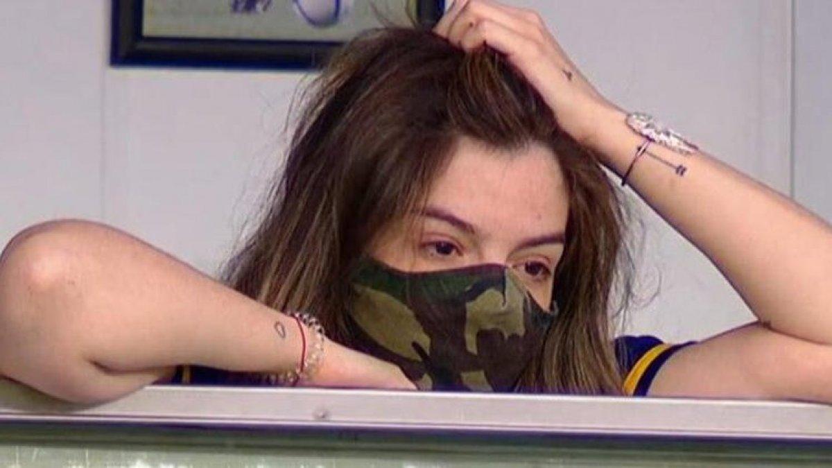 Maradona'nın kızı maçta gözyaşlarını tutamadı